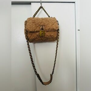Steve Madden faux fur bag